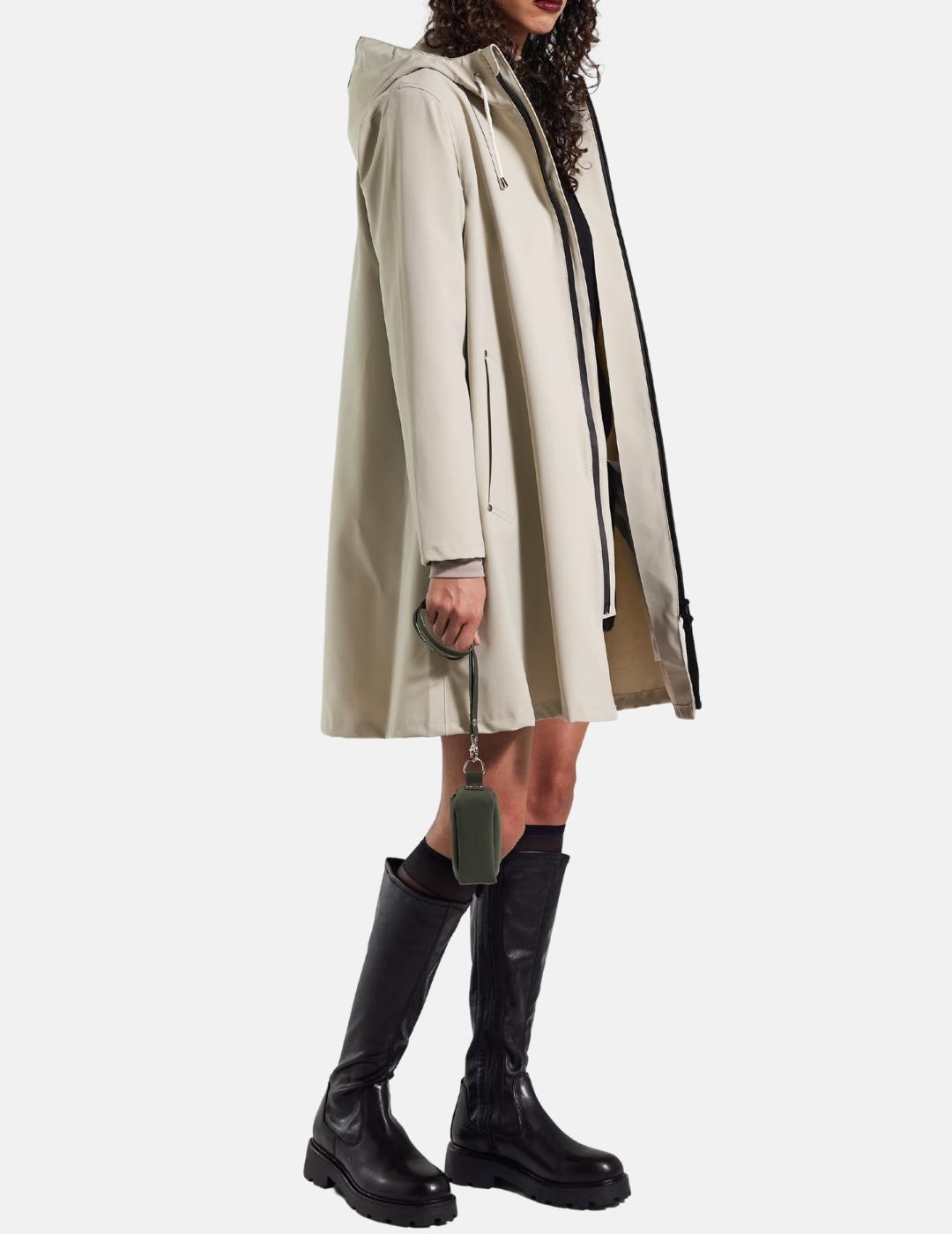 Chubasquero Mosebacke Zip Matte Piedra