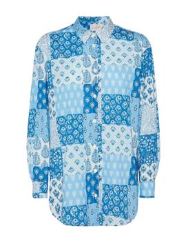 Camisa BRIG001 00380H Estampado azul