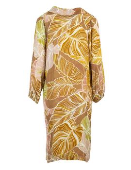 Vestido D22149 Estampado tostado