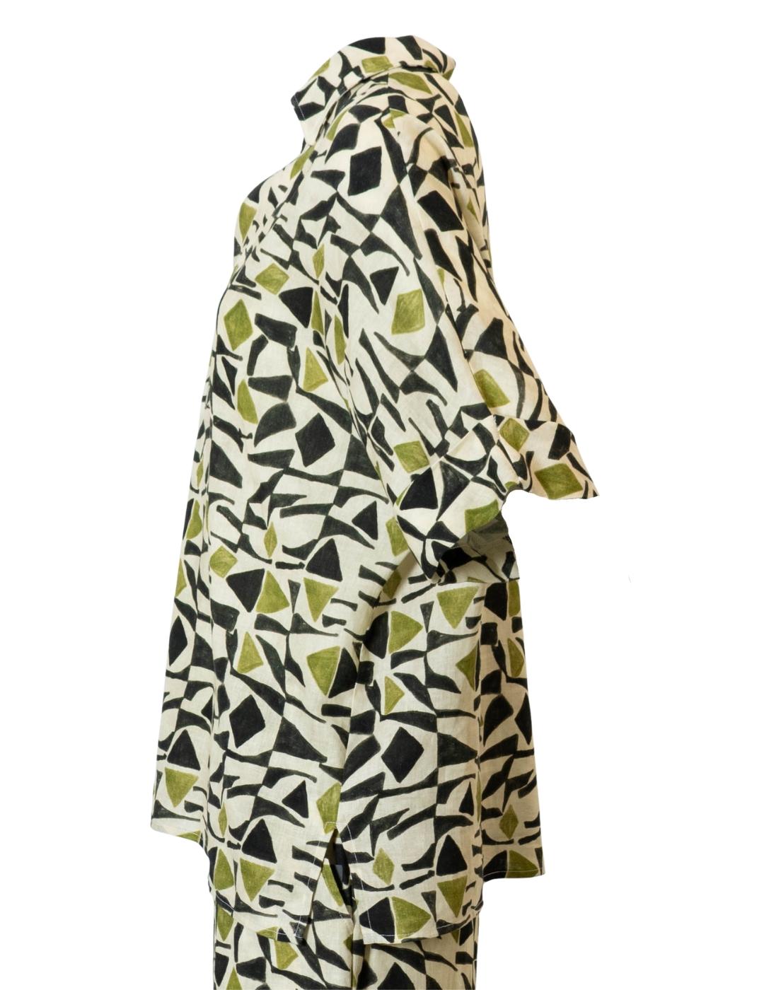 Camisa 110 TOGO Estampado kaki