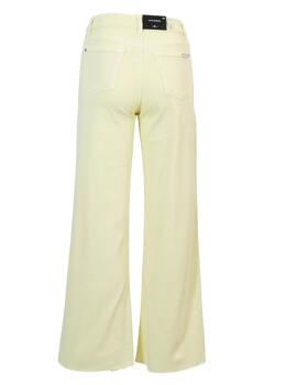 Pantalón LOTTA CROPPED LEFT Amarillo