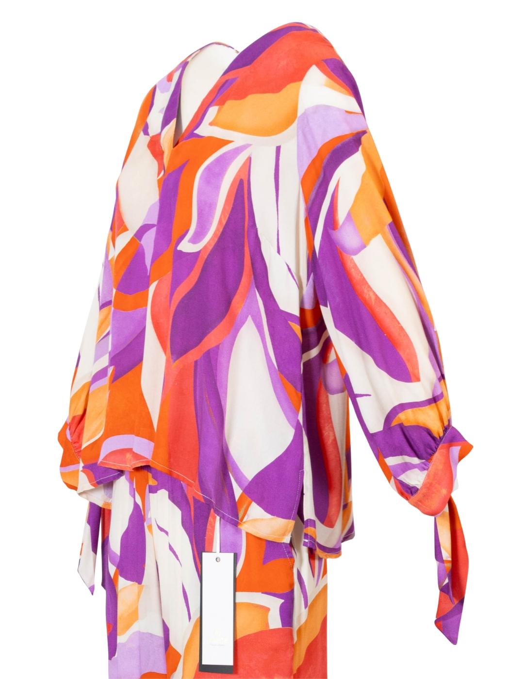 Blusa 109 VESTAL Estampado morado