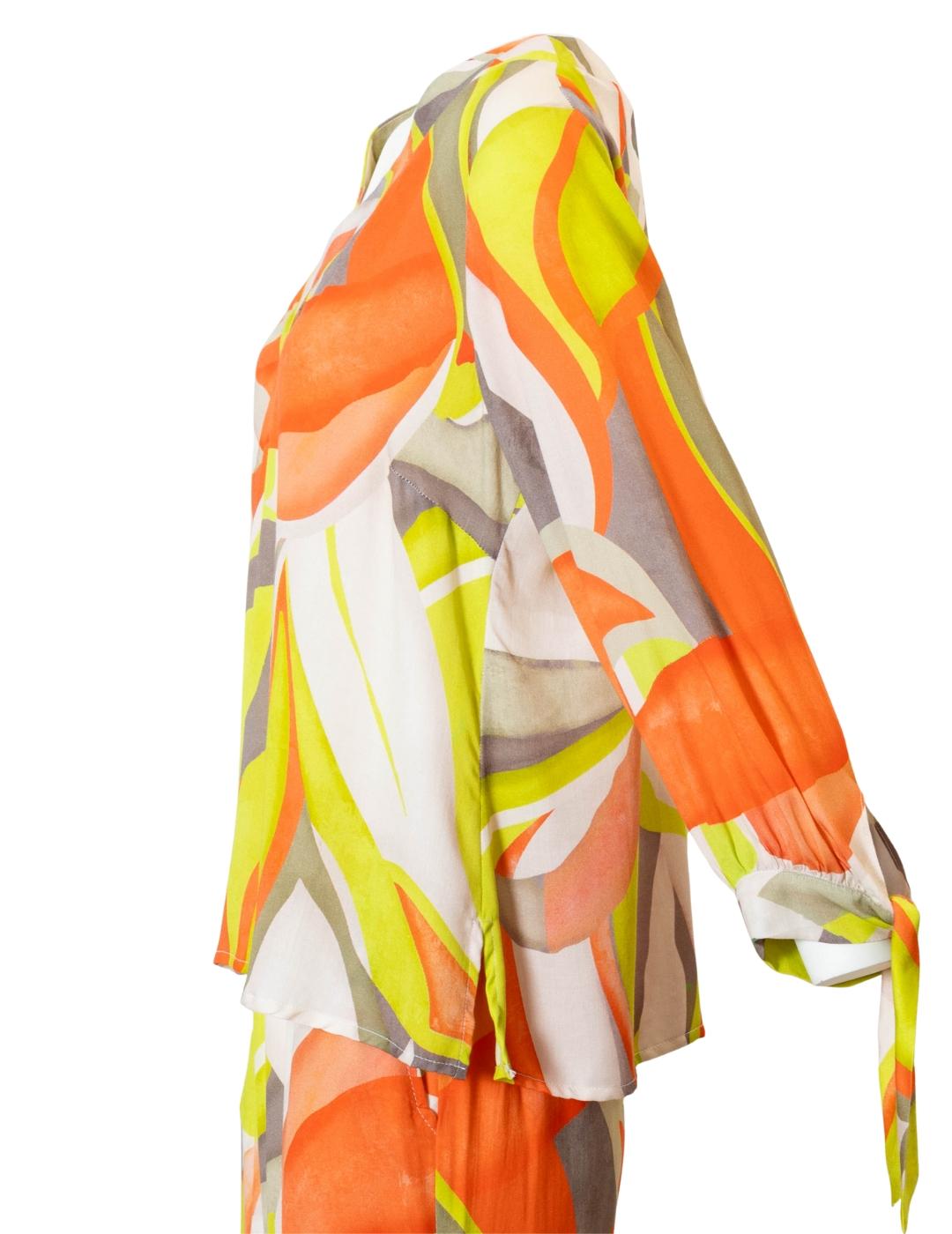 Blusa 109 VESTAL Estampado naranja