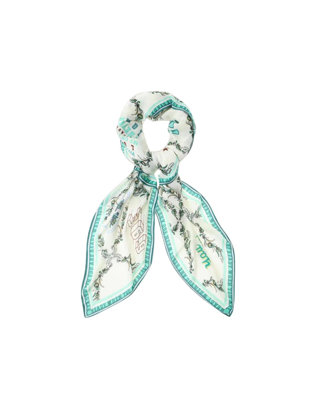 Foulard 225A90119 Crudo/Verde