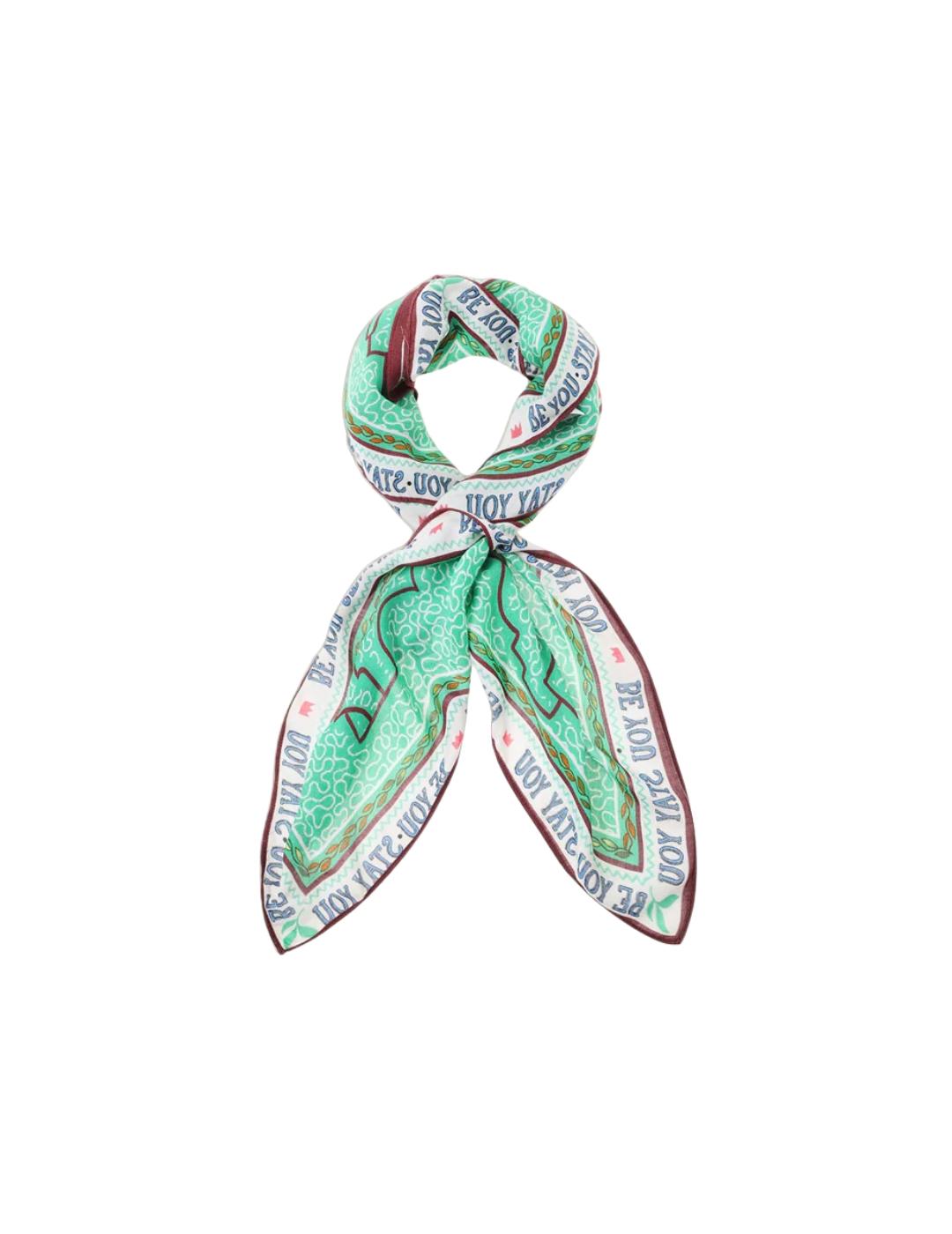 Pañuelo 225A90120 Estampado verde