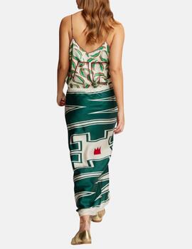 Falda 225L60380 Crudo/Verde