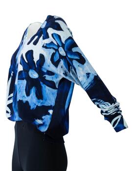 Jersey CECILIA Azul estampado