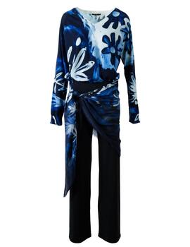 Foulard FITZ Estampado azul