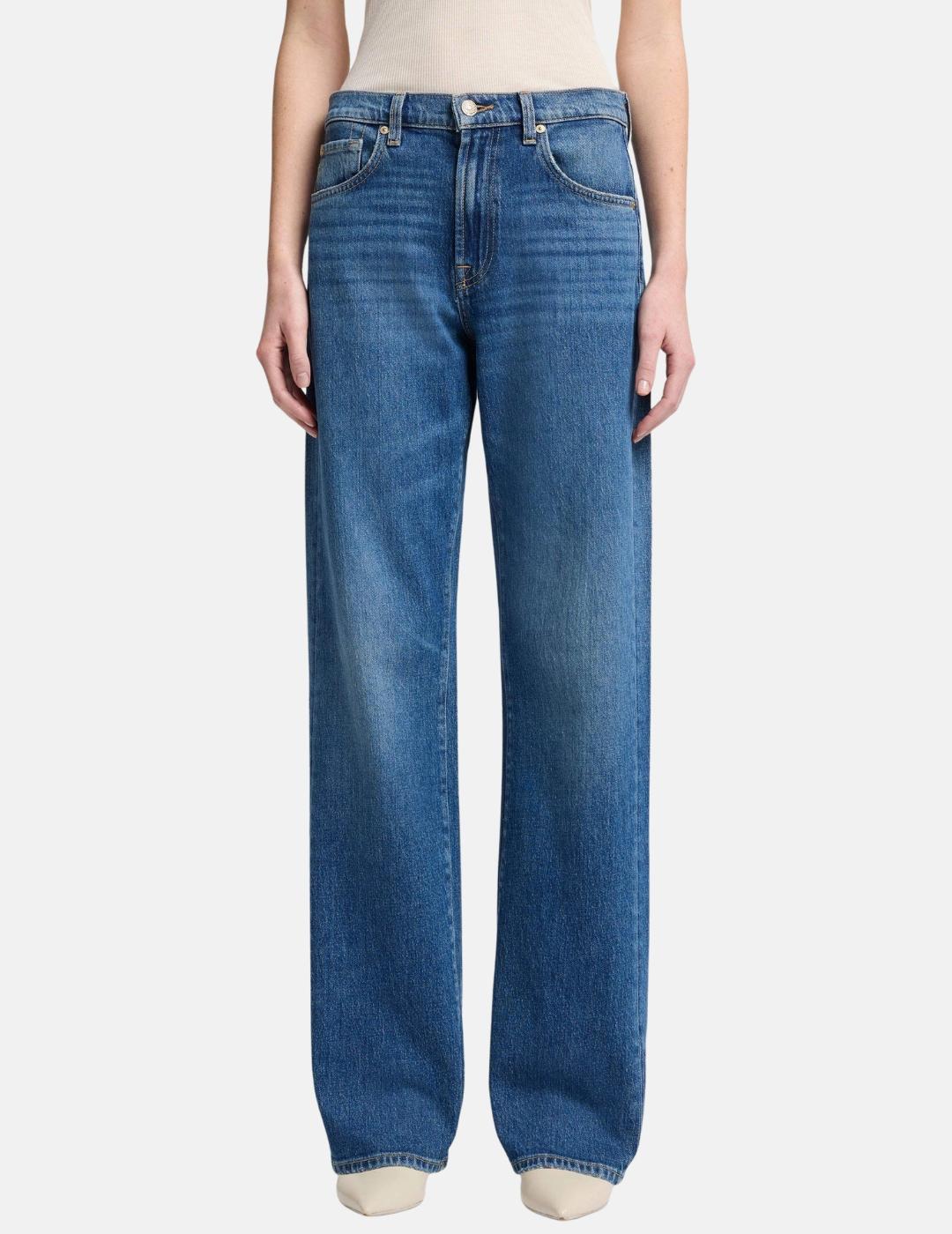 Pantalón TESS TROUSER Tejano azul oscuro