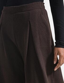 Pantalón D32685 Marrón/Negro