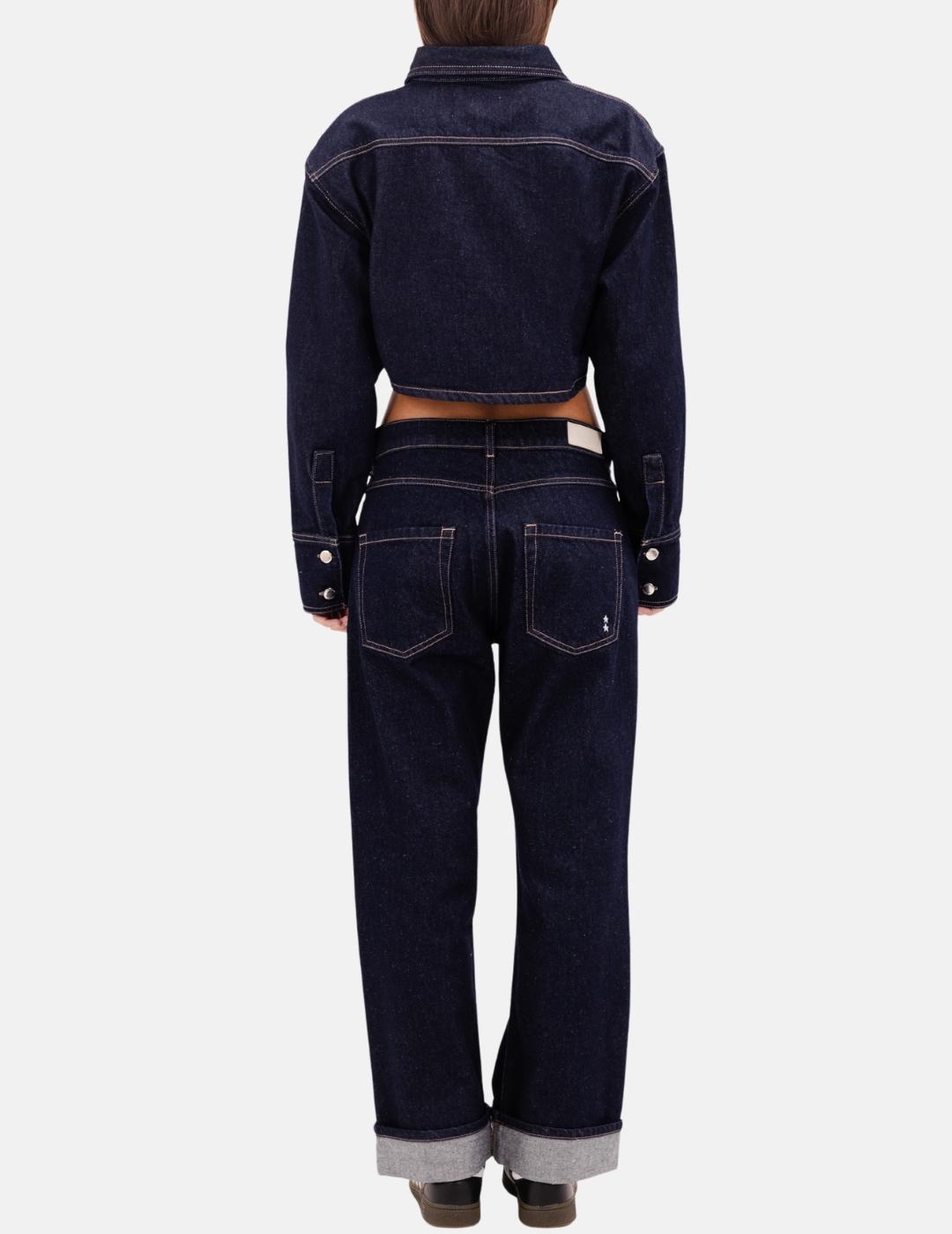 Camisa AMBER Vaquero oscuro