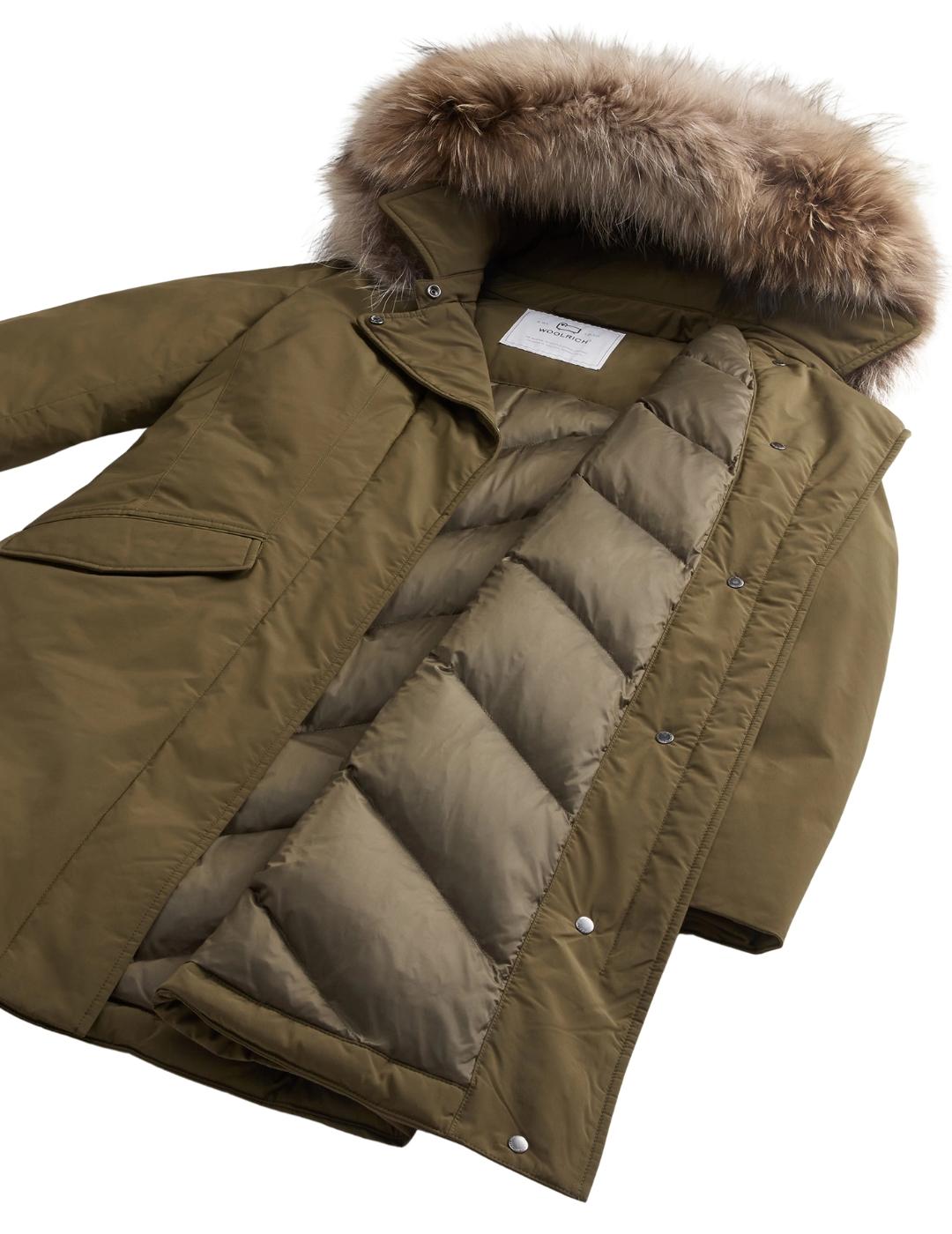 Parka CFWWOU0878FRUT3128 Verde oscuro