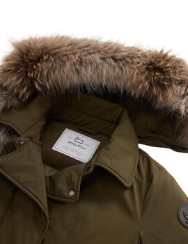 Parka CFWWOU0878FRUT3128 Verde oscuro