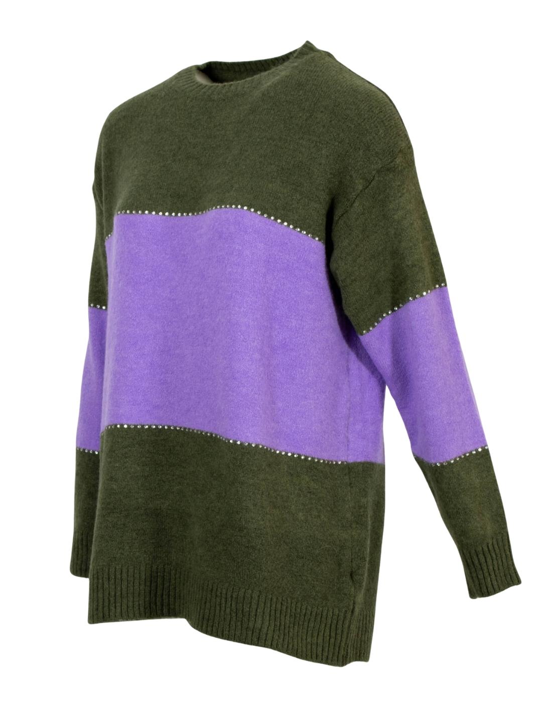 Jersey BUW25126 Verde/Malva