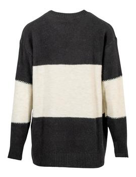 Jersey BUW25126 Negro/Beige