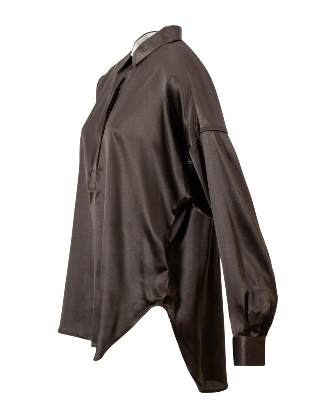 Blusa YP4 W6V Marrón