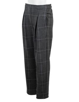 Pantalón D32388 Gris cuadros