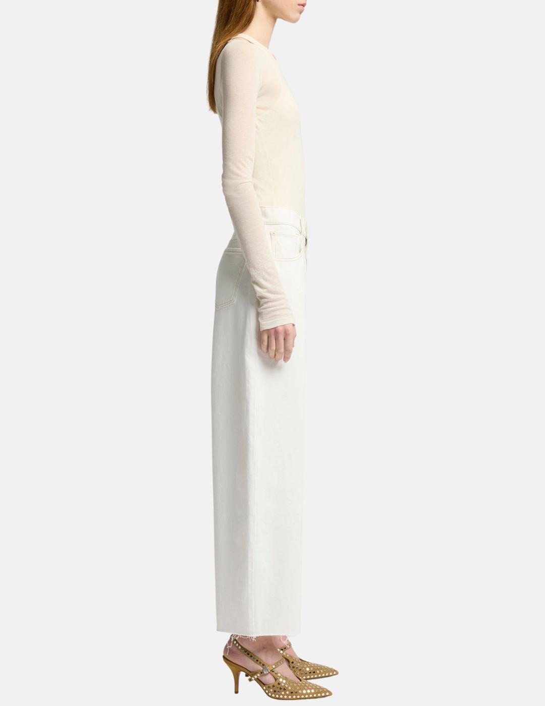 Pantalón BONNIE CURVILINEAR  Crudo