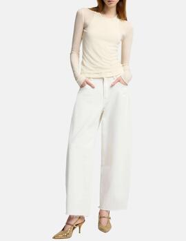 Pantalón BONNIE CURVILINEAR  Crudo