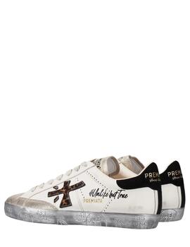 Deportivos STEVEND 7605 Blanco/ Dorado