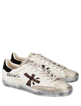 Deportivos STEVEND 7605 Blanco/ Dorado