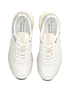 Deportivos MOERUND 7798 Blanco/Plata