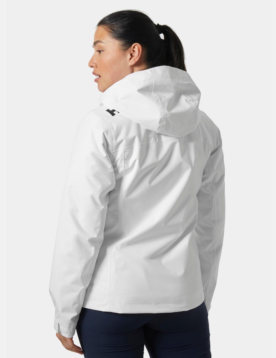 Parka W CREW HOODED MID Blanco