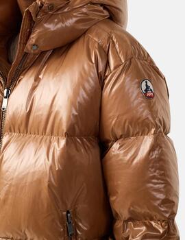 Parka QUINN SHINY Marrón