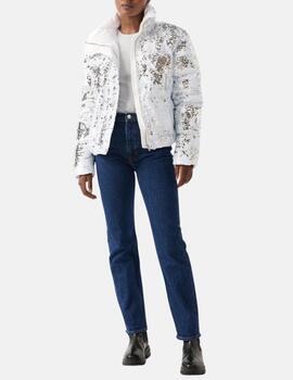 Parka ISADORA Blanco/Plata