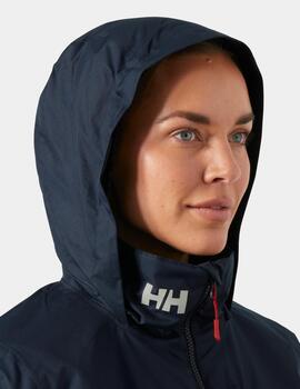 Parka W CREW HOODED PIL Navy