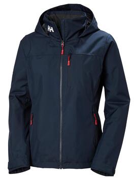 Parka W CREW HOODED MID Navy