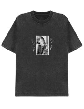 Camiseta 111 KISSME  CROP  Gris