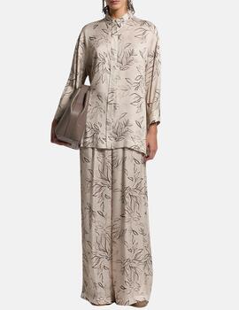 Blusa A06401_944 Estampado marrón