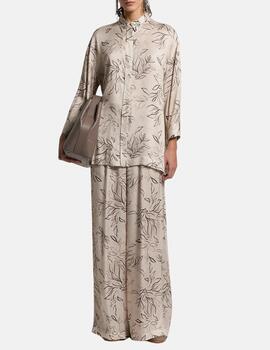 Pantalón A04052_944 Estampado marrón