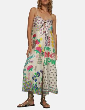 Vestido 126L70895 - 640 Estampado crema