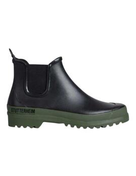 Botas CHELSEA RAIN Negra/Verde