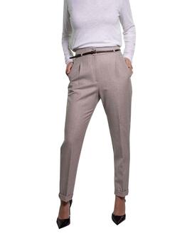 PANTALON M04835A BEIGE BRILLO