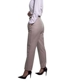 PANTALON M04835A BEIGE BRILLO